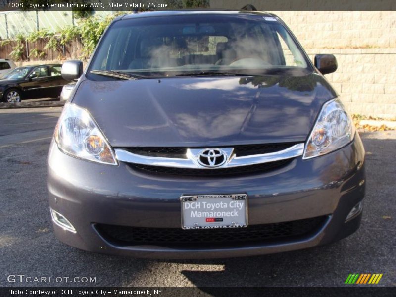 Slate Metallic / Stone 2008 Toyota Sienna Limited AWD