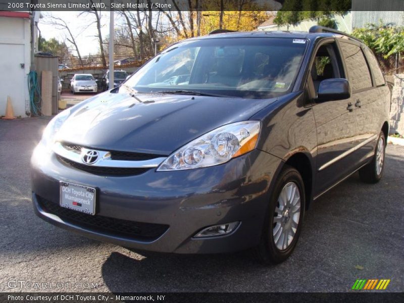 Slate Metallic / Stone 2008 Toyota Sienna Limited AWD