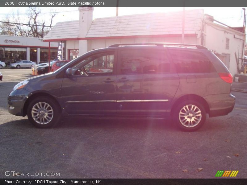 Slate Metallic / Stone 2008 Toyota Sienna Limited AWD