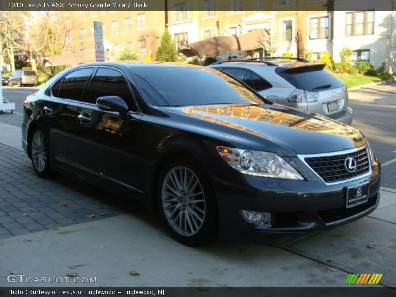 Smoky Granite Mica / Black 2010 Lexus LS 460