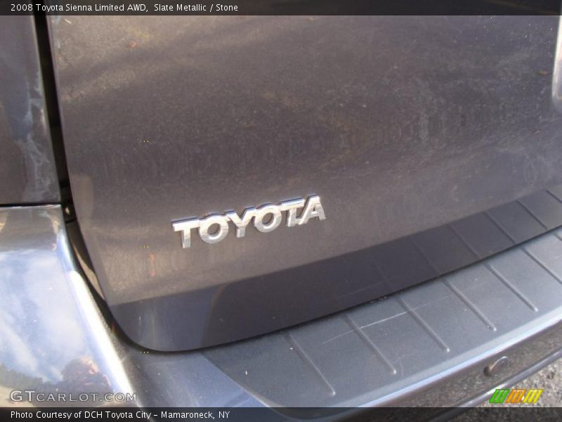 Slate Metallic / Stone 2008 Toyota Sienna Limited AWD