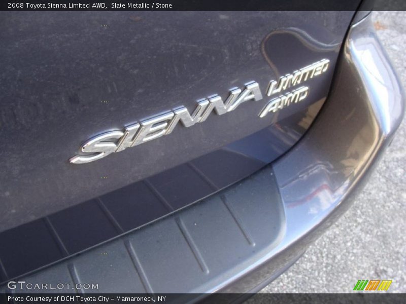 Slate Metallic / Stone 2008 Toyota Sienna Limited AWD