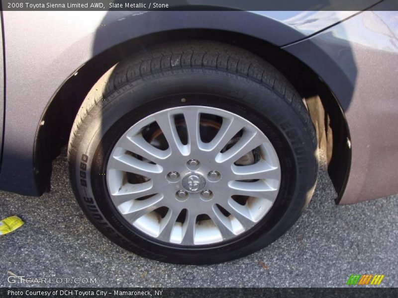 Slate Metallic / Stone 2008 Toyota Sienna Limited AWD