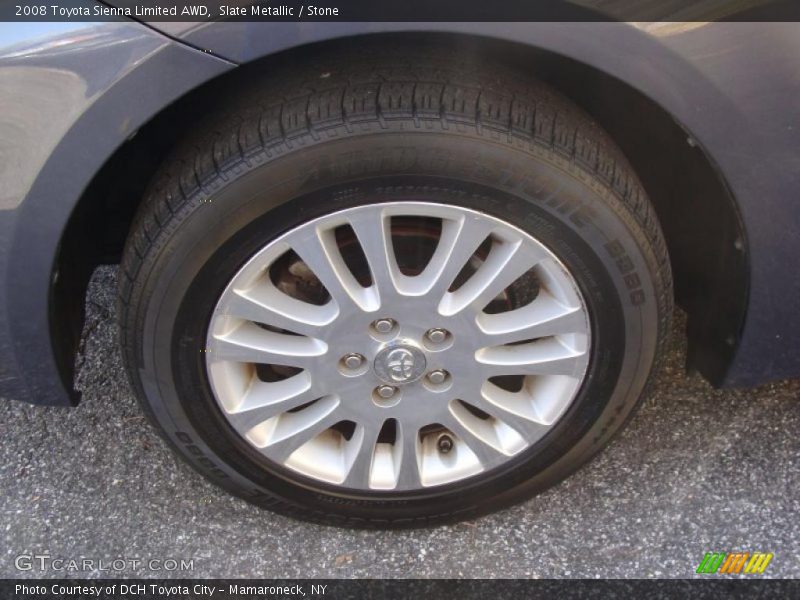 Slate Metallic / Stone 2008 Toyota Sienna Limited AWD