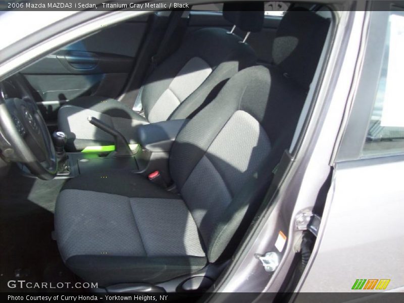 Titanium Gray Metallic / Black 2006 Mazda MAZDA3 i Sedan