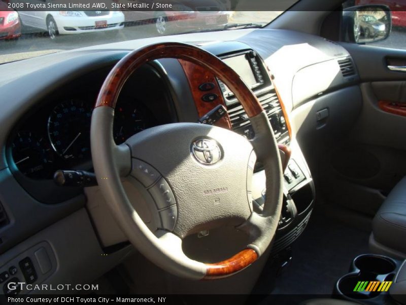 Slate Metallic / Stone 2008 Toyota Sienna Limited AWD