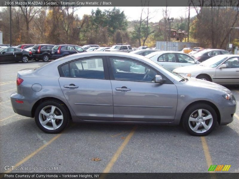 Titanium Gray Metallic / Black 2006 Mazda MAZDA3 i Sedan