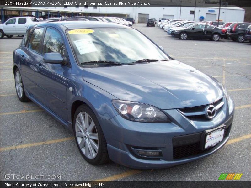 Cosmic Blue Mica / Black 2007 Mazda MAZDA3 MAZDASPEED3 Grand Touring