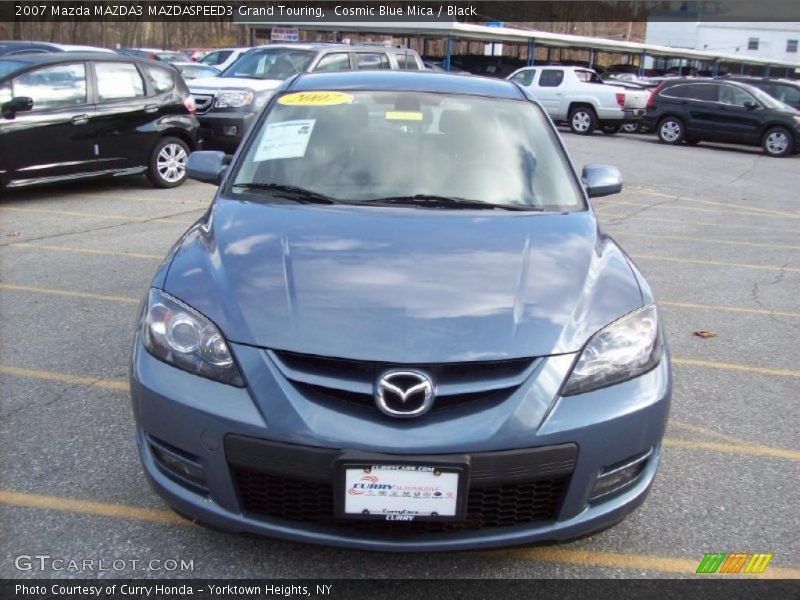 Cosmic Blue Mica / Black 2007 Mazda MAZDA3 MAZDASPEED3 Grand Touring