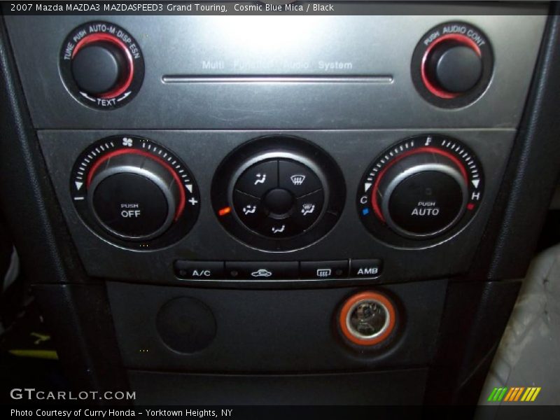 Cosmic Blue Mica / Black 2007 Mazda MAZDA3 MAZDASPEED3 Grand Touring