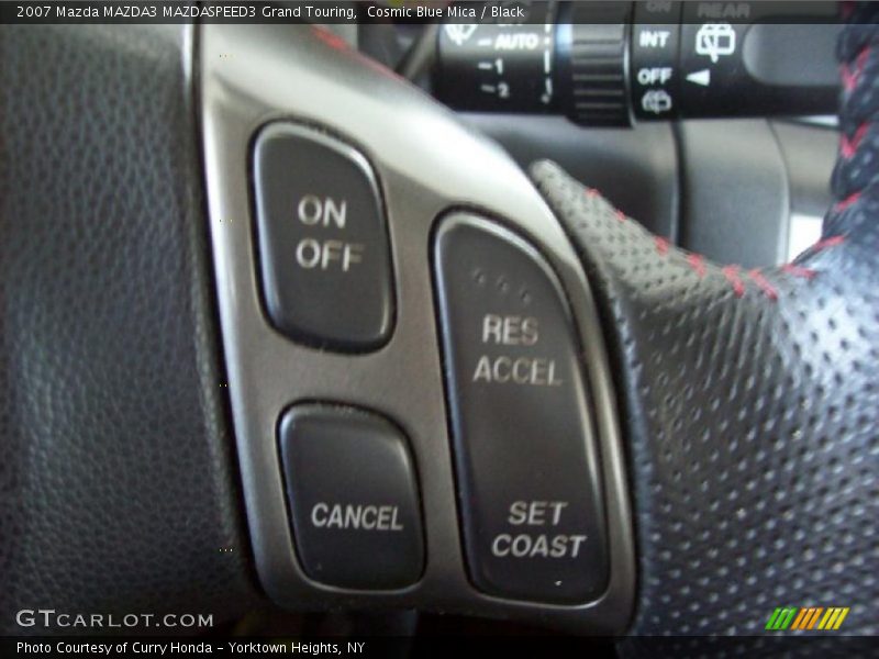 Cosmic Blue Mica / Black 2007 Mazda MAZDA3 MAZDASPEED3 Grand Touring