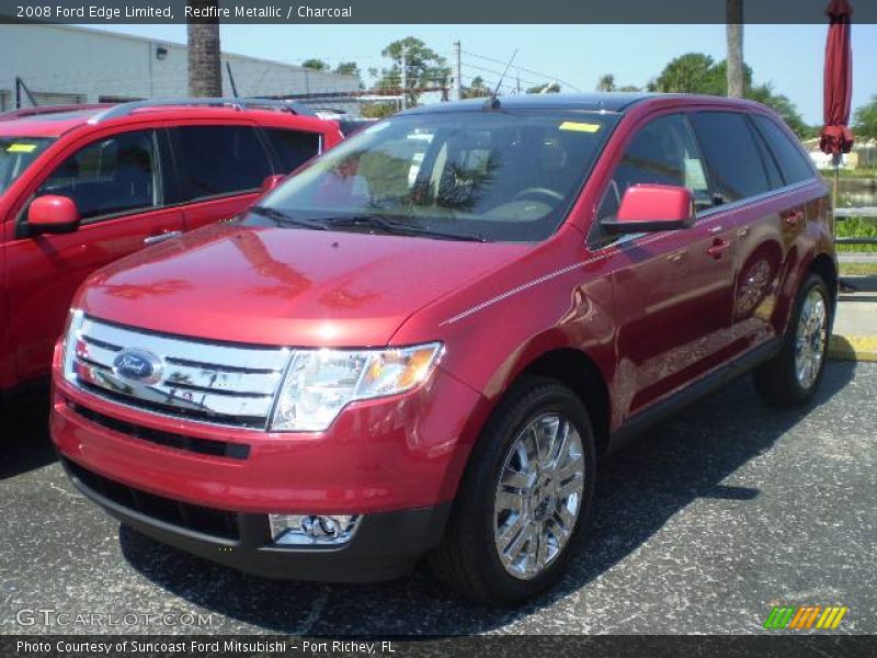 Redfire Metallic / Charcoal 2008 Ford Edge Limited