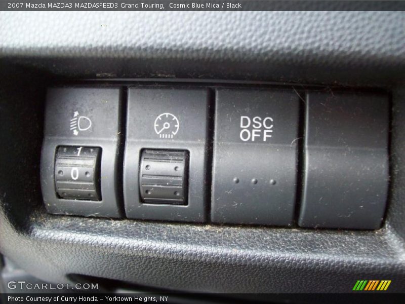 Cosmic Blue Mica / Black 2007 Mazda MAZDA3 MAZDASPEED3 Grand Touring