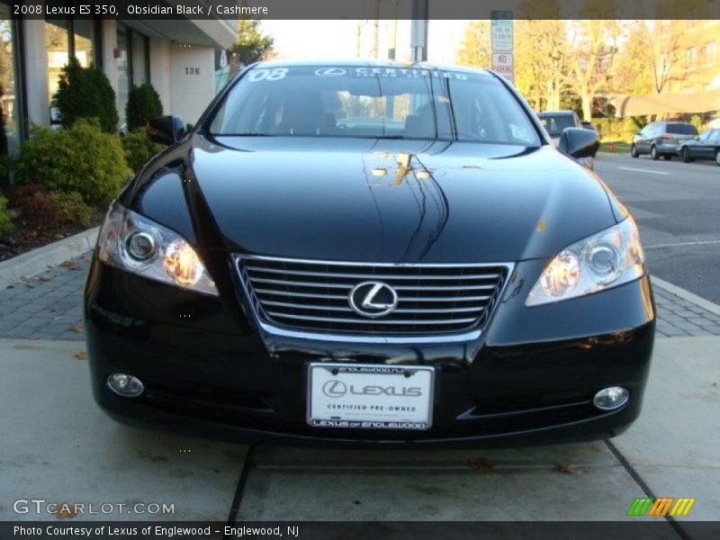 Obsidian Black / Cashmere 2008 Lexus ES 350