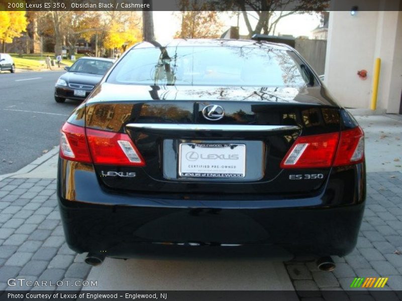 Obsidian Black / Cashmere 2008 Lexus ES 350