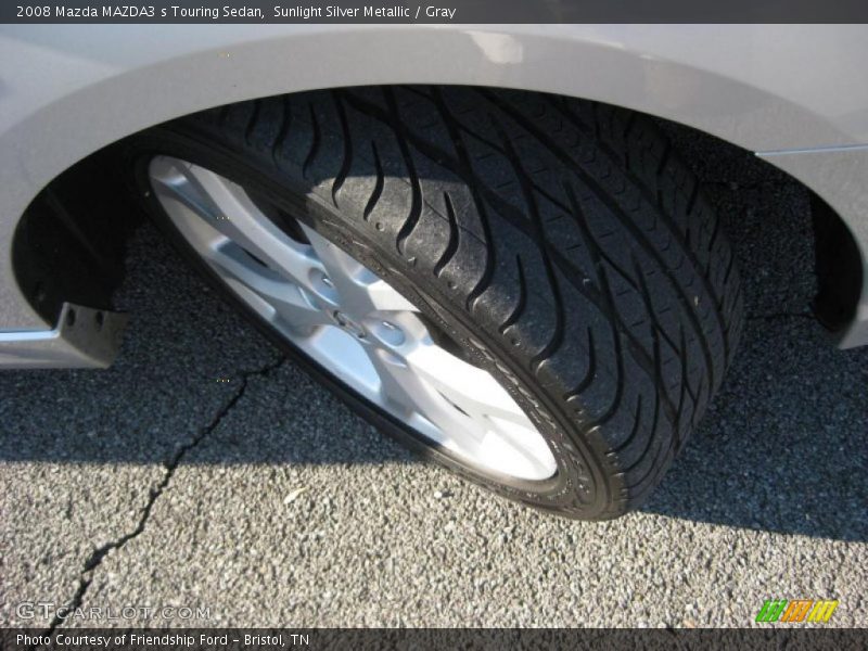 Sunlight Silver Metallic / Gray 2008 Mazda MAZDA3 s Touring Sedan