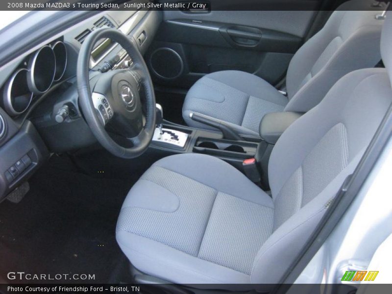  2008 MAZDA3 s Touring Sedan Gray Interior