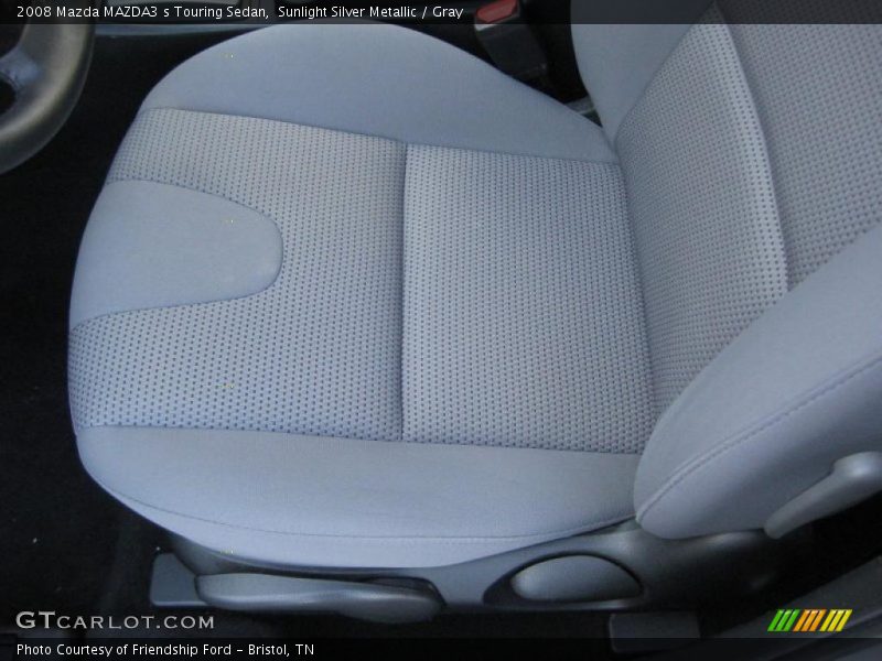 Sunlight Silver Metallic / Gray 2008 Mazda MAZDA3 s Touring Sedan