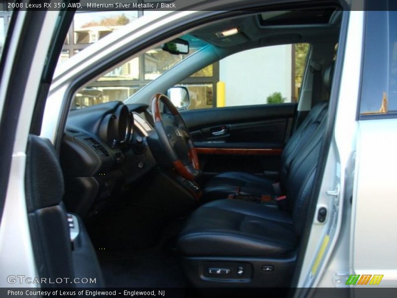 Millenium Silver Metallic / Black 2008 Lexus RX 350 AWD