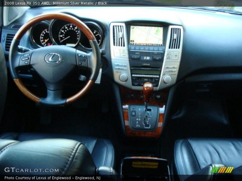 Millenium Silver Metallic / Black 2008 Lexus RX 350 AWD