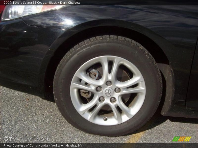 Black / Dark Charcoal 2007 Toyota Solara SE Coupe