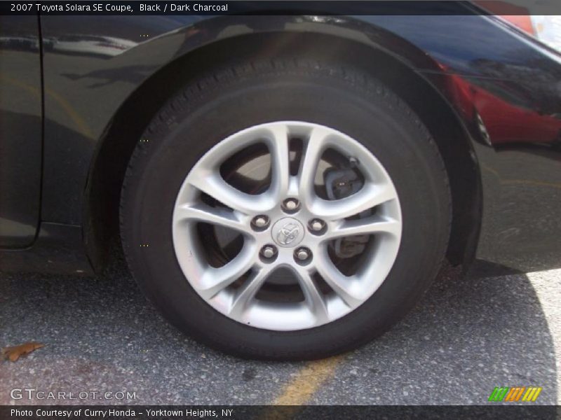 Black / Dark Charcoal 2007 Toyota Solara SE Coupe