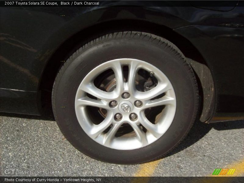 Black / Dark Charcoal 2007 Toyota Solara SE Coupe