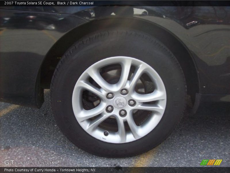 Black / Dark Charcoal 2007 Toyota Solara SE Coupe