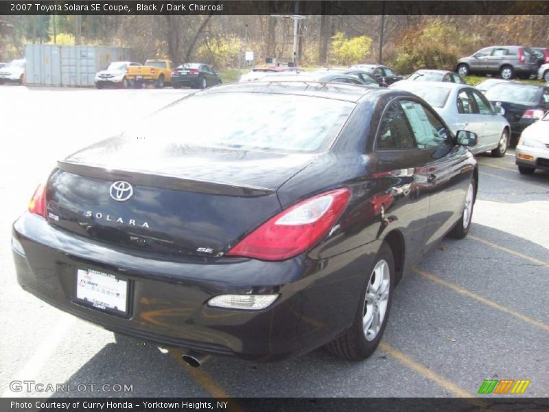 Black / Dark Charcoal 2007 Toyota Solara SE Coupe