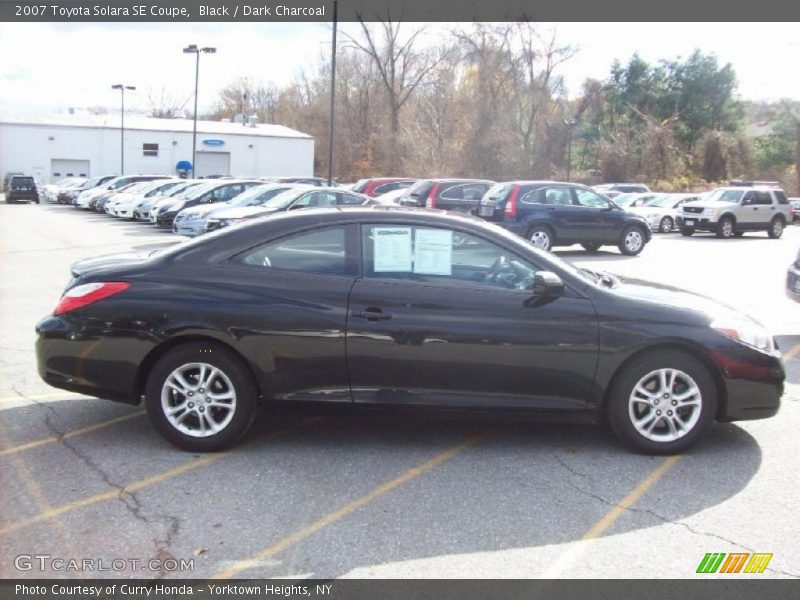 Black / Dark Charcoal 2007 Toyota Solara SE Coupe