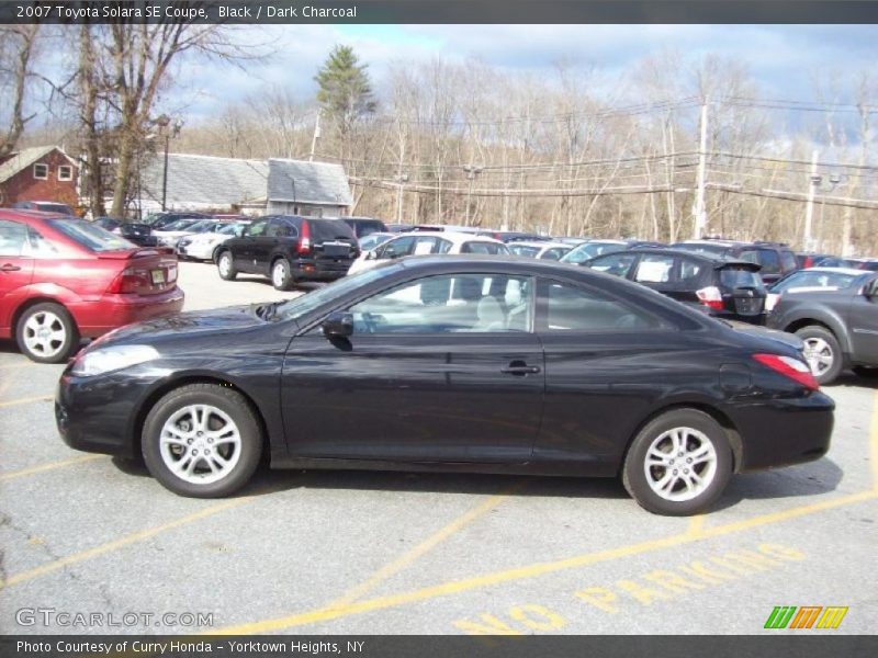 Black / Dark Charcoal 2007 Toyota Solara SE Coupe