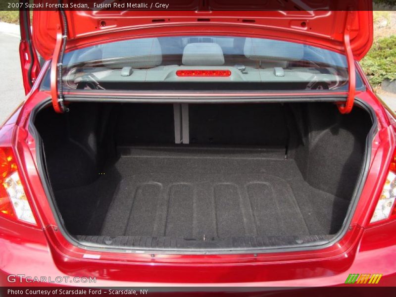 Fusion Red Metallic / Grey 2007 Suzuki Forenza Sedan