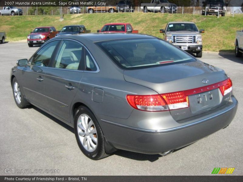 Sage Green Metallic / Gray 2007 Hyundai Azera Limited