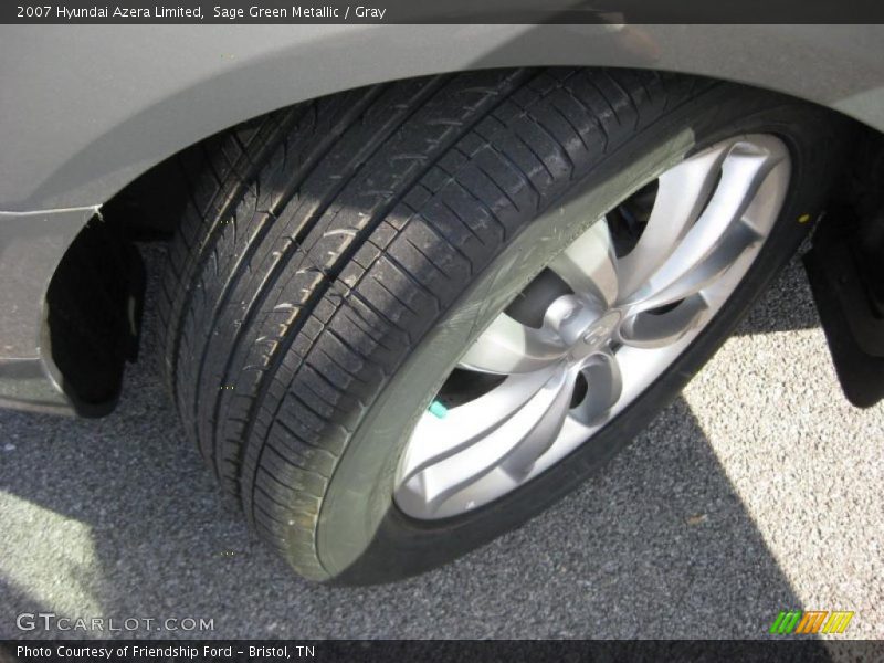 Sage Green Metallic / Gray 2007 Hyundai Azera Limited