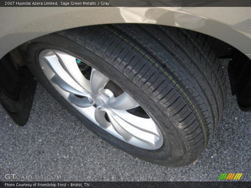 Sage Green Metallic / Gray 2007 Hyundai Azera Limited