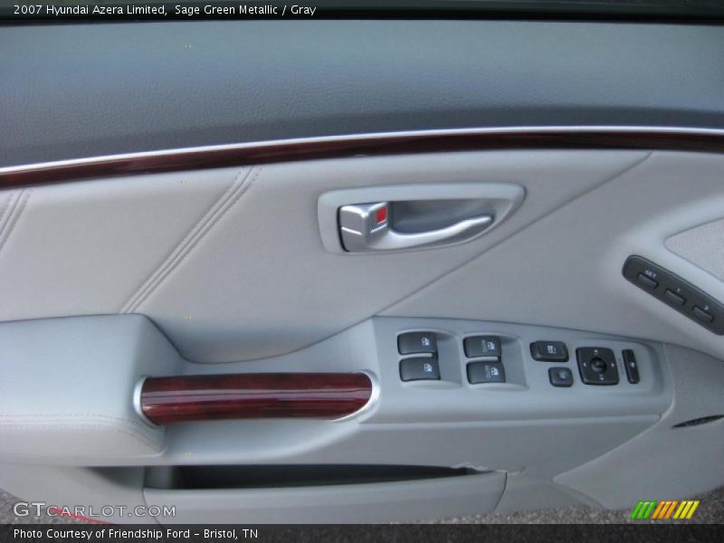 Sage Green Metallic / Gray 2007 Hyundai Azera Limited