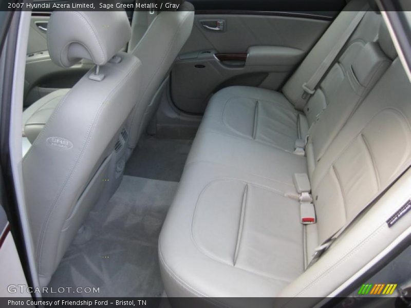 Sage Green Metallic / Gray 2007 Hyundai Azera Limited