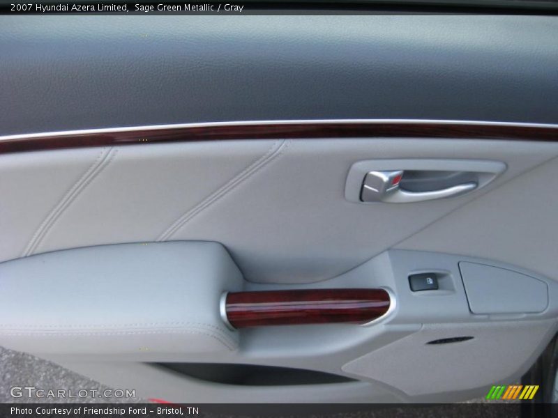 Sage Green Metallic / Gray 2007 Hyundai Azera Limited