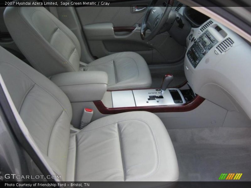 Sage Green Metallic / Gray 2007 Hyundai Azera Limited