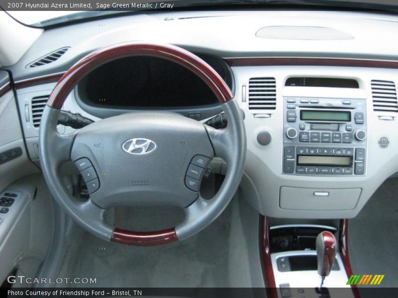 Sage Green Metallic / Gray 2007 Hyundai Azera Limited