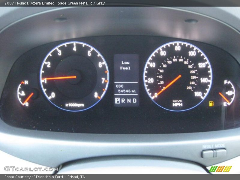 Sage Green Metallic / Gray 2007 Hyundai Azera Limited