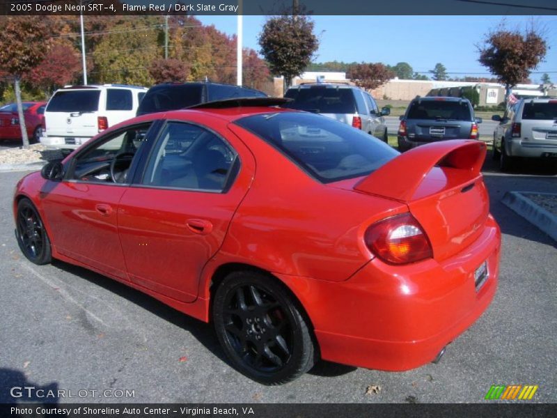 Flame Red / Dark Slate Gray 2005 Dodge Neon SRT-4