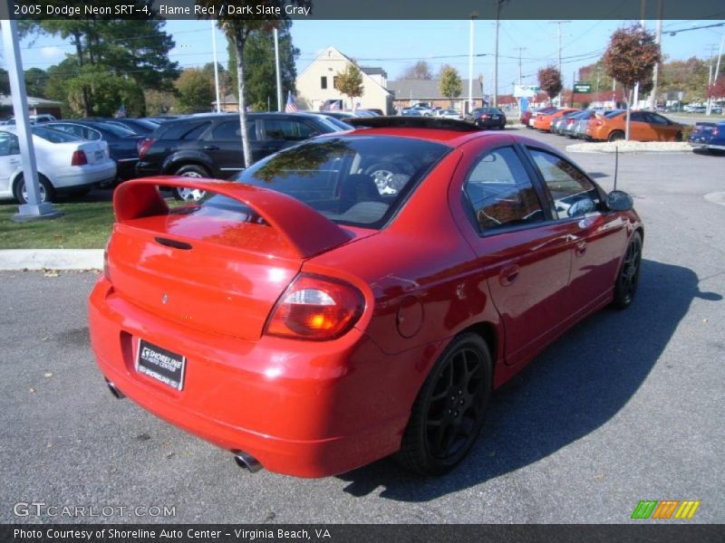 Flame Red / Dark Slate Gray 2005 Dodge Neon SRT-4