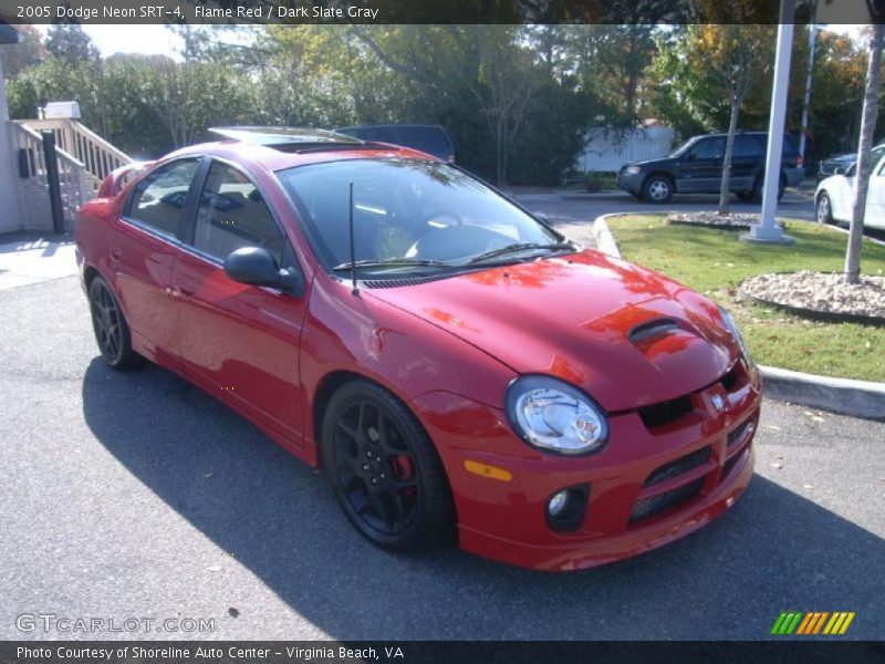 Flame Red / Dark Slate Gray 2005 Dodge Neon SRT-4