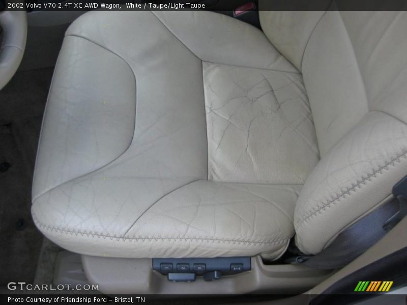 White / Taupe/Light Taupe 2002 Volvo V70 2.4T XC AWD Wagon