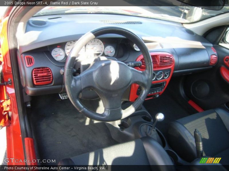 Flame Red / Dark Slate Gray 2005 Dodge Neon SRT-4
