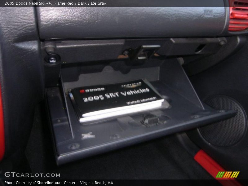 Flame Red / Dark Slate Gray 2005 Dodge Neon SRT-4