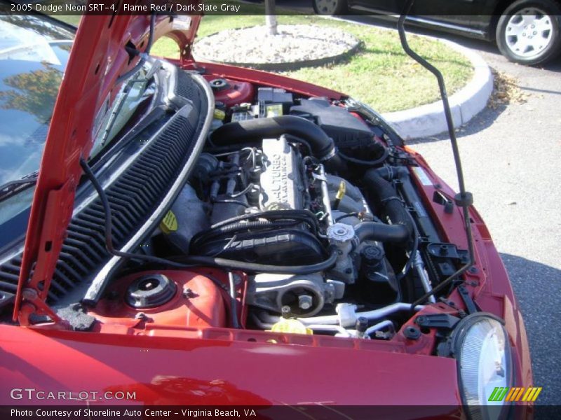 Flame Red / Dark Slate Gray 2005 Dodge Neon SRT-4