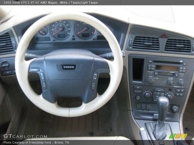 White / Taupe/Light Taupe 2002 Volvo V70 2.4T XC AWD Wagon