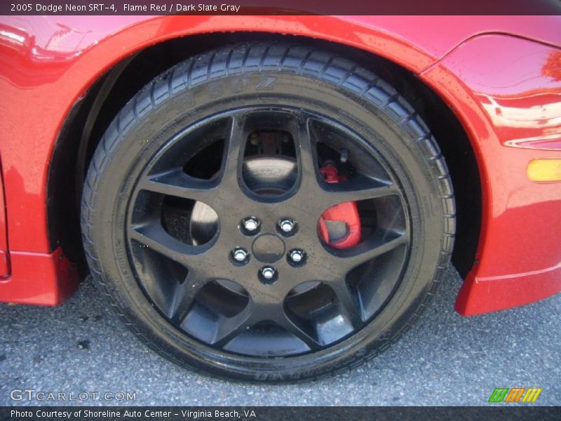 Flame Red / Dark Slate Gray 2005 Dodge Neon SRT-4
